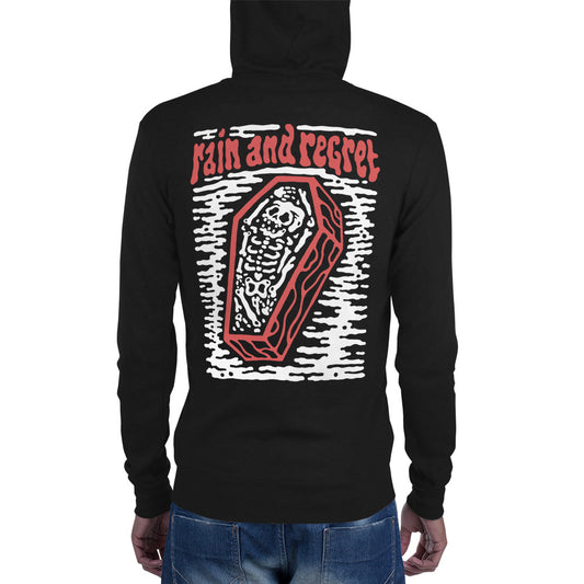 Skate Punk Coffin Unisex zip hoodie | rainandregret