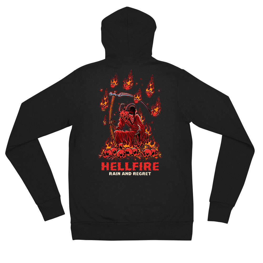 HELLFIRE Unisex zip hoodie