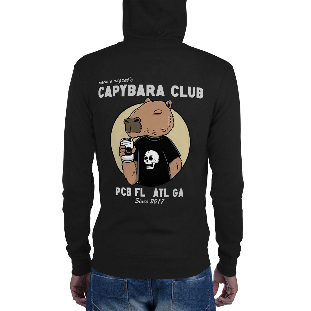 Capybara Club Unisex zip hoodie