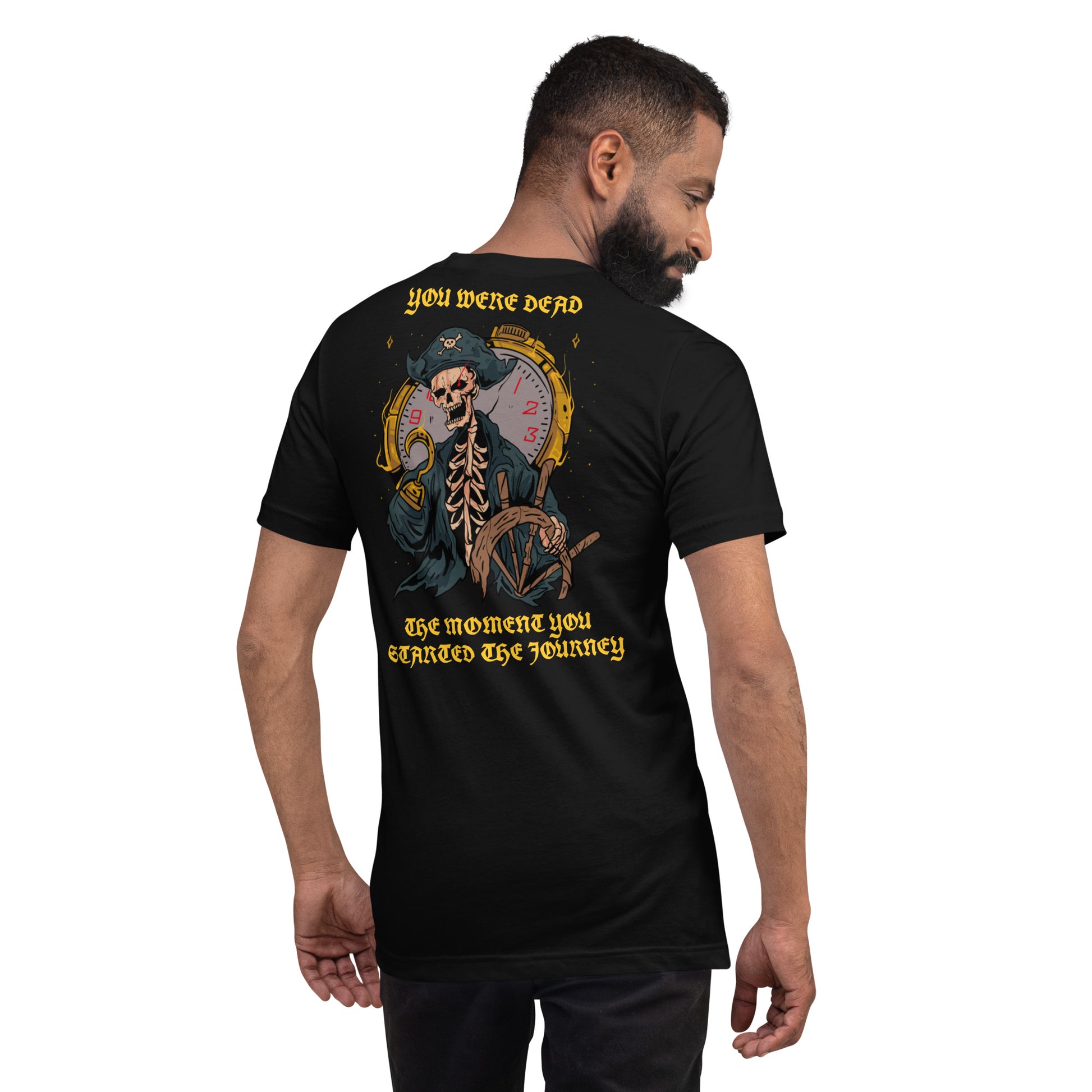 Longwinded Pirate Unisex t-shirt | rainandregret